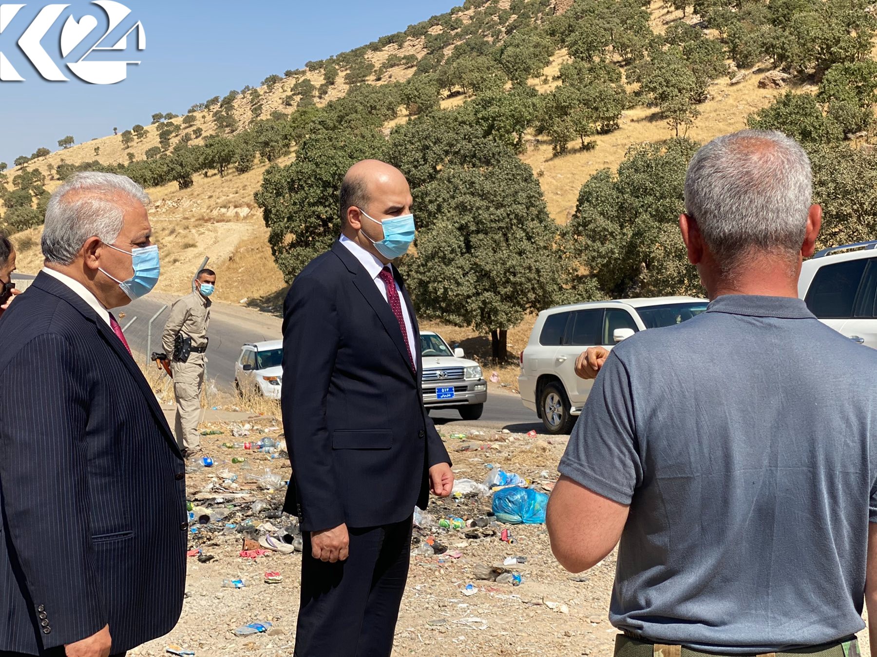  بەوێنە: چاودێریکردنی هەڵمەتی پاککردنەوەی رێگاکانی سنووری هەولێر